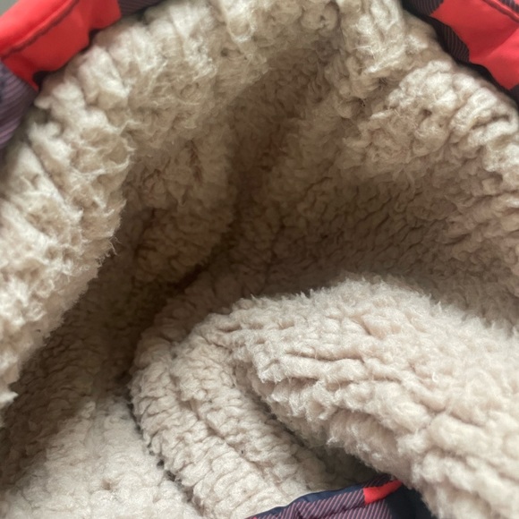 TINYCOTTONS Baby Snowsuit Black and Red checkered Excellent Condition. LIKE NEW - Picture 8 of 9